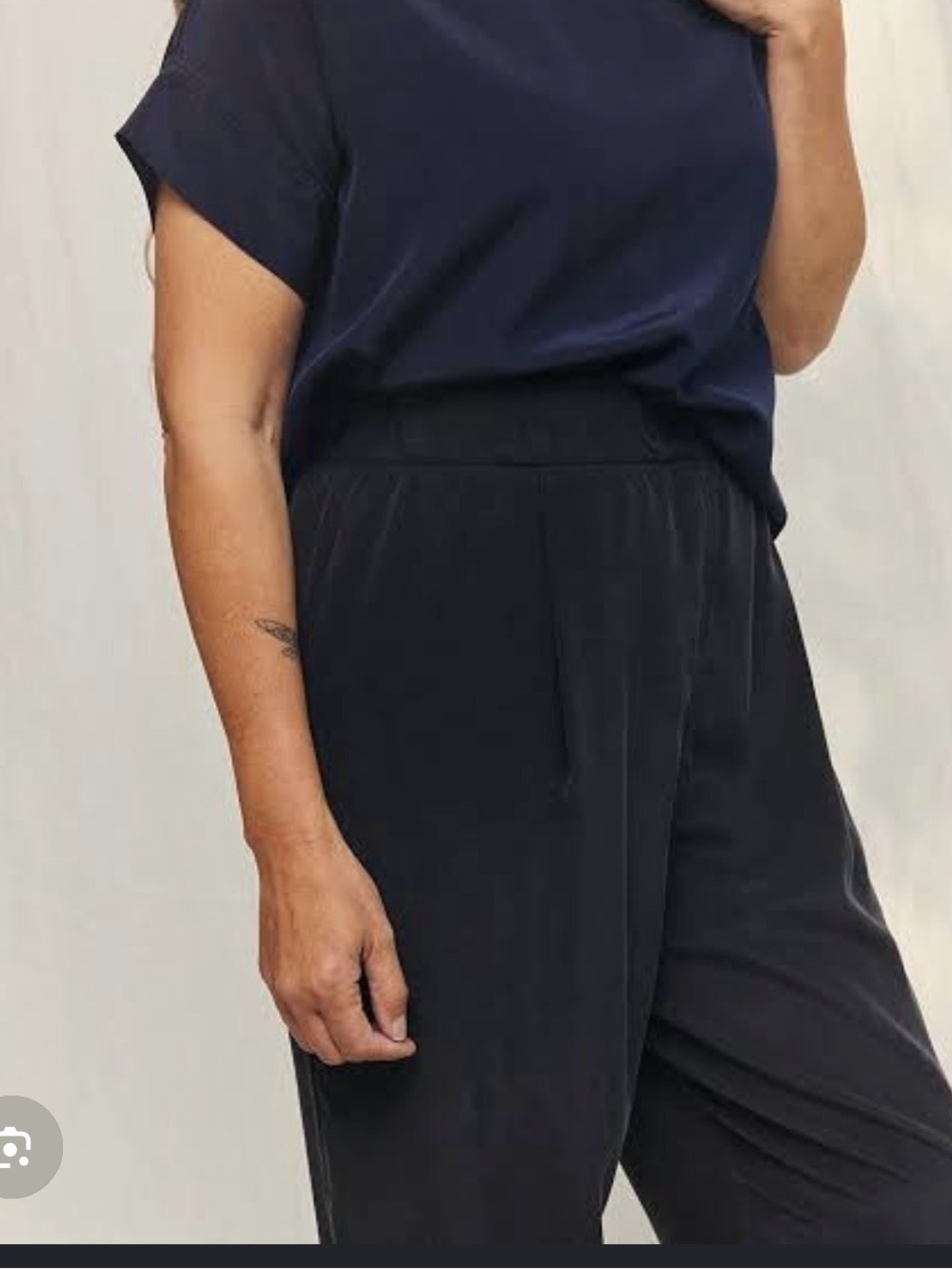 Elizabeth Suzann Andy pants in black silk crepe, size S *HEMMED*